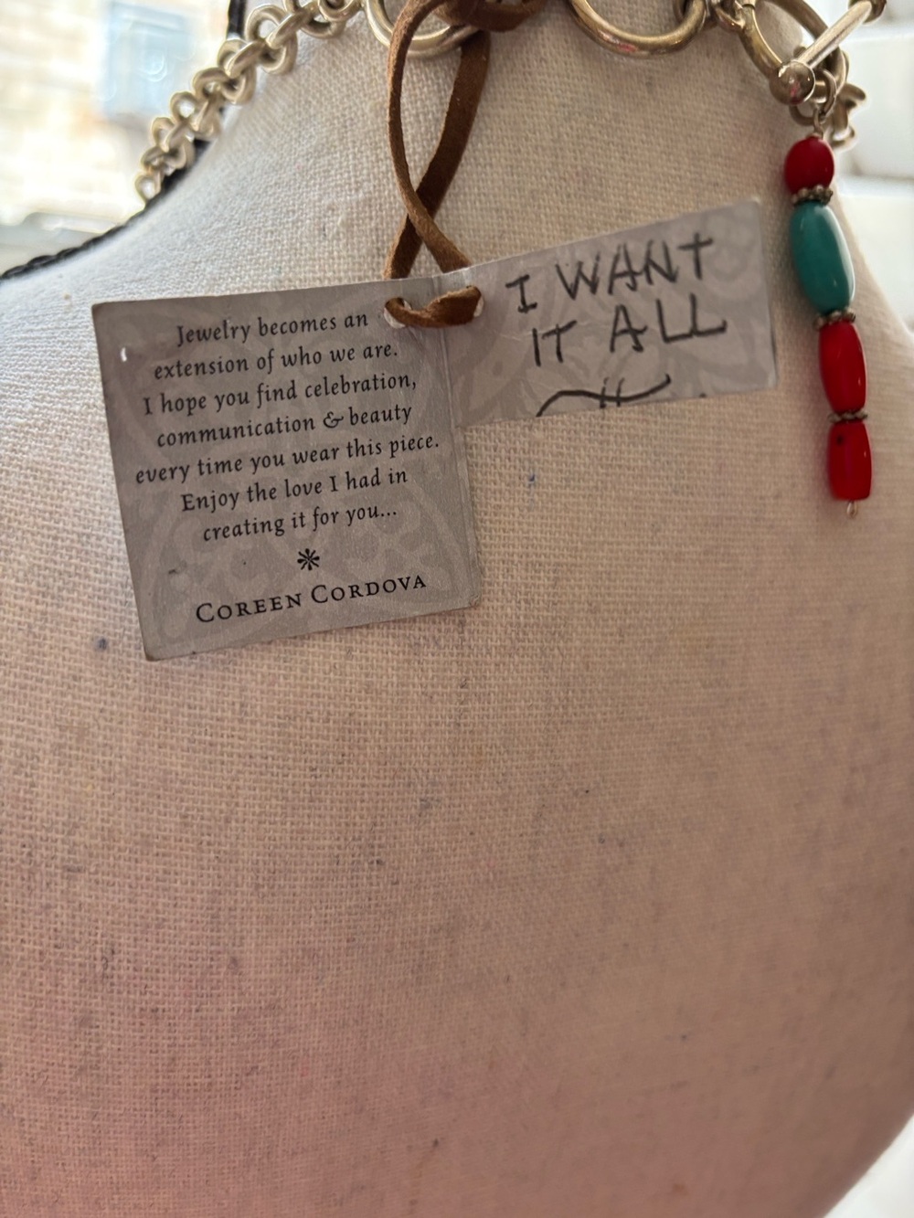 Coreen Cordova “I Want It All”  Statement Necklace - Picture 4 of 11